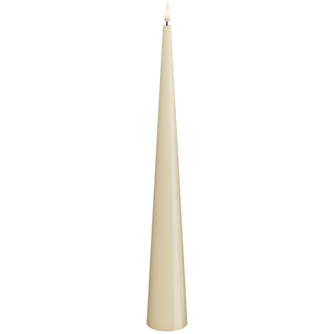 Kegelkerze D 5 x H 38 cm
