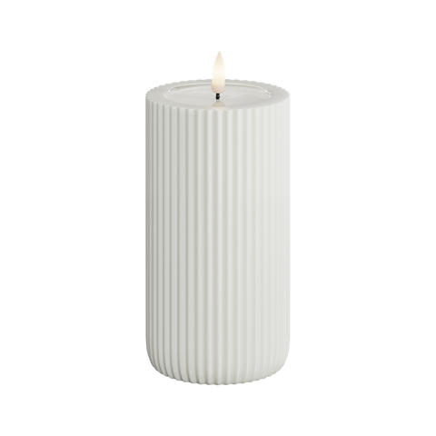Solid Stripe Kerze D 8 x 15 cm