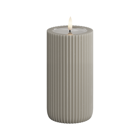Solid Stripe Kerze D 8 x 15 cm