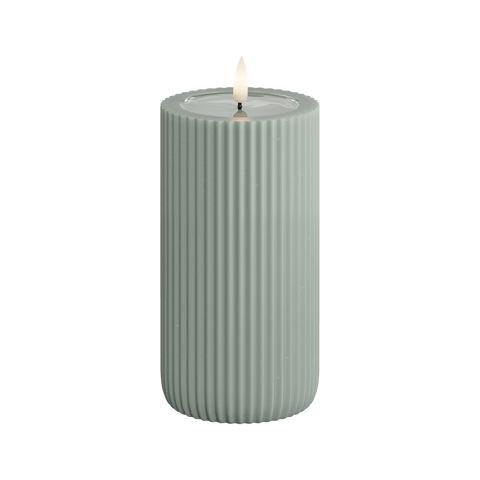 Solid Stripe Kerze D 8 x 15 cm