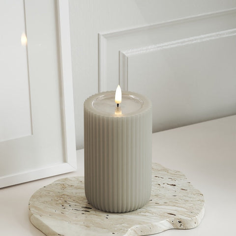 Solid Stripe Kerze D 8 x 12,5 cm