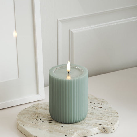 Solid Stripe Kerze D 8 x 10 cm